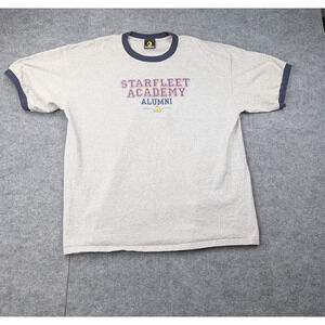 Vintage Star Trek Shirt Mens 2X Raglan Tee The Experience 90s Retro Sci Fi Retro